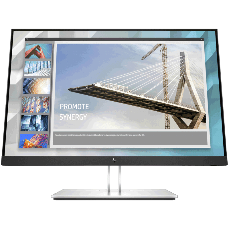 HP 9VJ40AA E24I G4 24" WUXGA IPS Monitor, 16:10, 1920x1200, VGA+DP+HDMI, Tilt, Swiel, Pivot, H/Adjust, USB