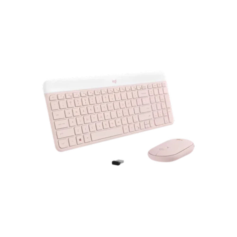 Logitech MK470 Slim Wireless Keyboard & Mouse Combo (Rose)