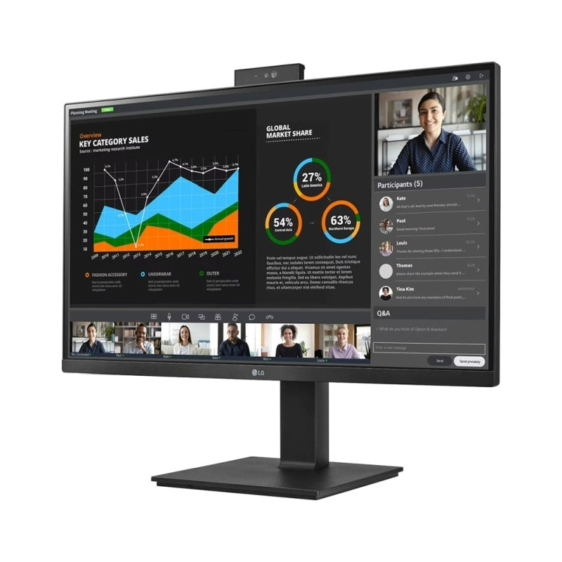 LG 27'' 27BQ75QC-B QHD IPS LED Monitor