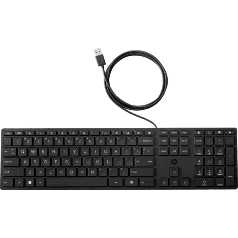 HP 9SR37AA Wired Full Size 320K Keyboard