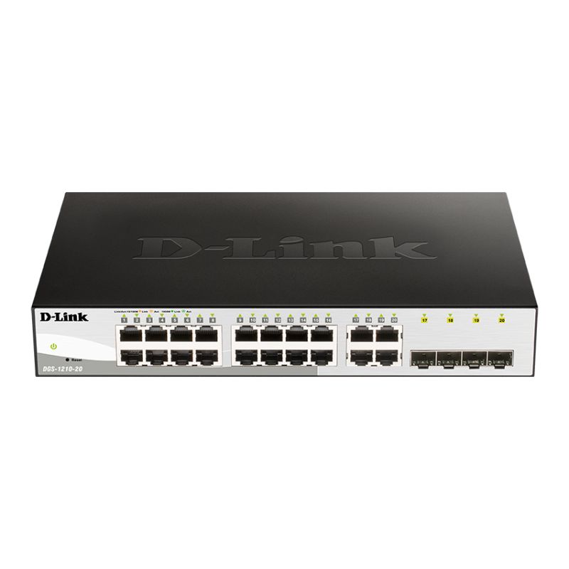 D-Link DGS-1210-20 20-Port Gigabit Smart Managed Switch